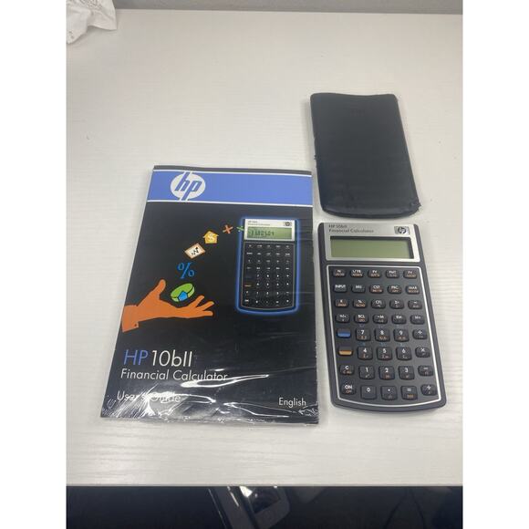 HP Other - Hewlett Packard HP-10BII Plus Financial Calculator Needs Batteries